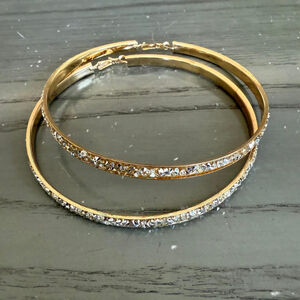Fashion Jewelry Gold Plated Hoop Earrings